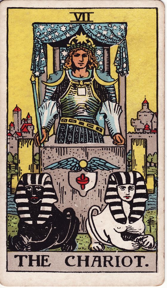 A Carruagem — carta do tarô Rider-Waite