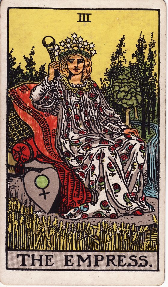 A Imperatriz — carta do tarô Rider-Waite