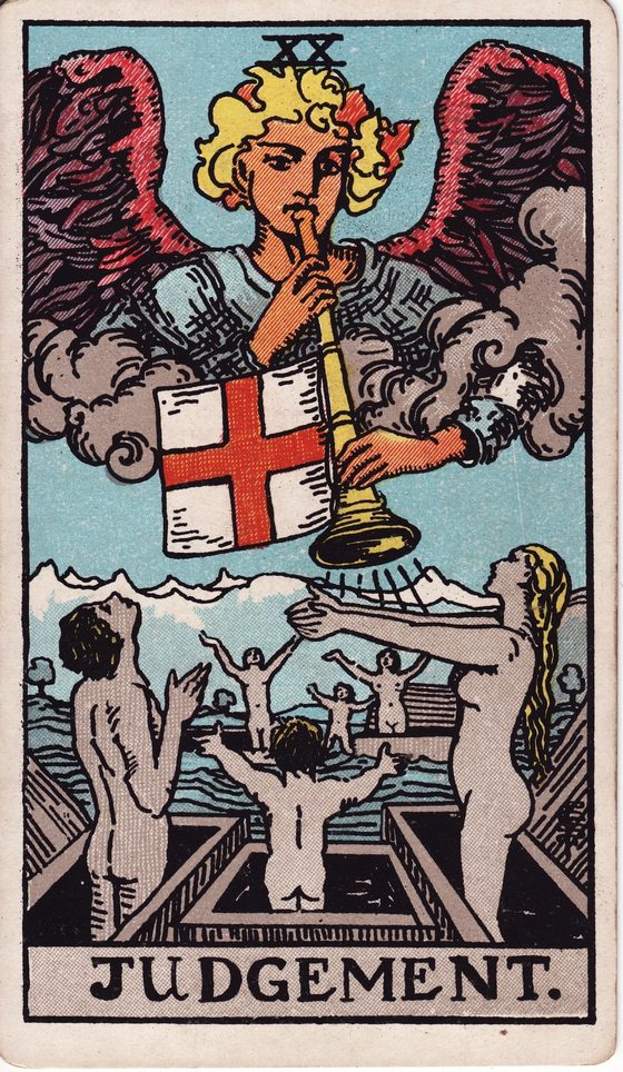 Julgamento — carta do tarô Rider-Waite